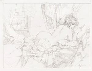 Biffignandi Alessandro - Nudo di donna che legge