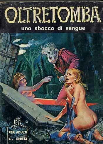 Pino Dangelico - Oltretomba - Uno sbocco di sangue, tempera su cartone