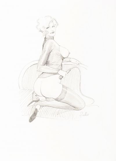 Mona Street, matita su cartoncino