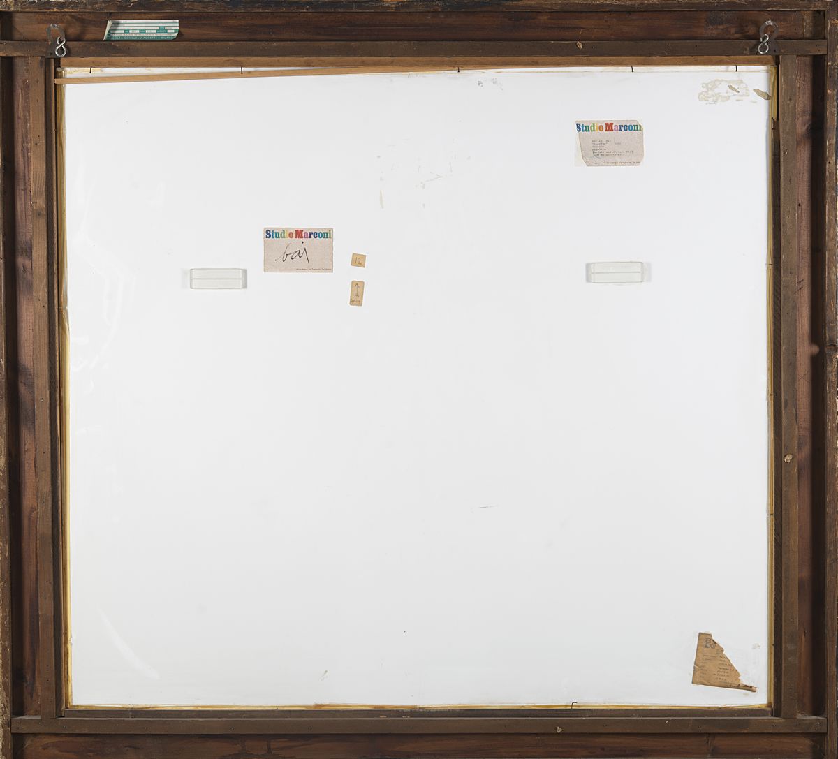 Enrico Baj - Fantasma, foglio acetato metallizzato su perspex, 1970