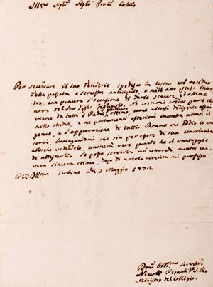 Manoscritti - Insieme di 8 lettere perlopiù autografe