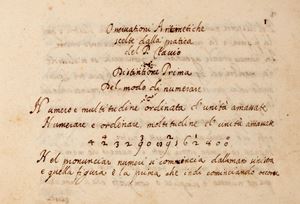 Matematica - Clavius, Cristophorus - Osservationi aritmetiche scelte dalla practica del P. Clavio