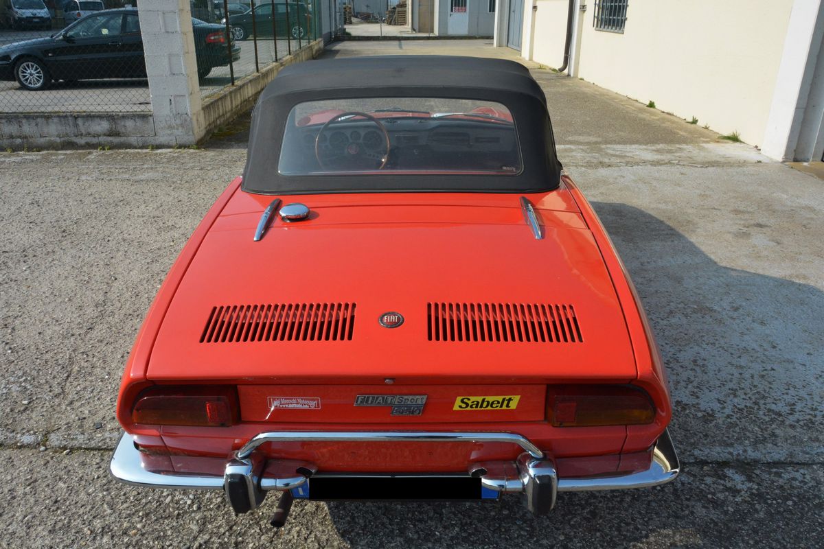 Fiat 850 Sport Spider, versione export del 1972