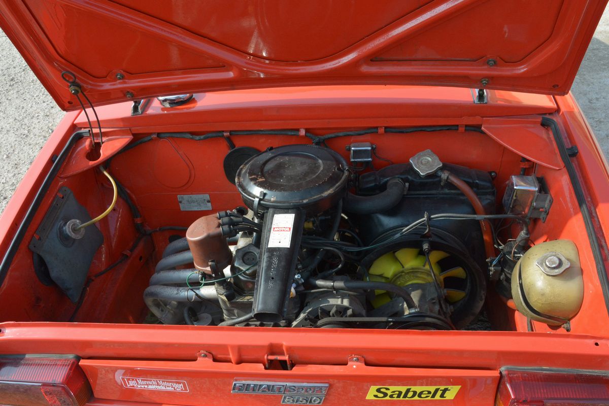 Fiat 850 Sport Spider, versione export del 1972