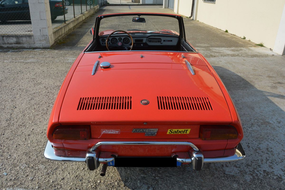 Fiat 850 Sport Spider, versione export del 1972