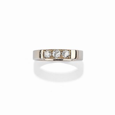 Anello Trilogy con Diamanti