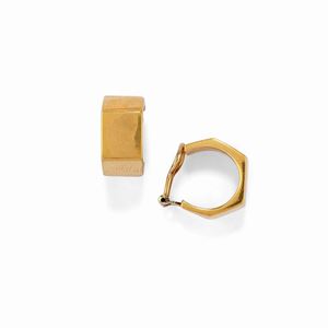  - Orecchini in oro giallo 18k
