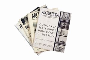 Concorso per le chiese della Diocesi di Messina. Fascicolo speciale, Roma, Architettura Rivista del Sindacato Nazionale Fascista Architetti