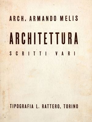 Architettura. Scritti vari