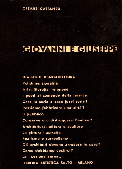 Giovanni e Giuseppe. Dialoghi D'architettura