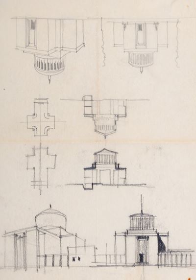 Disegni Preparatori per la Chiesa di San Giovanni Bosco a Roma