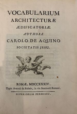 Vocabularium Architecturae Aedificatoriae