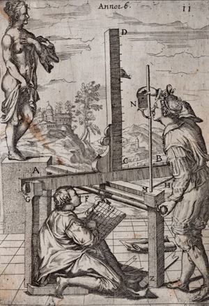 Le due regole della Prospettiua pratica di m. Iacomo Barozzi da Vignola, con i Comentarij del Reuer. P. Maestro Egnatio Danti