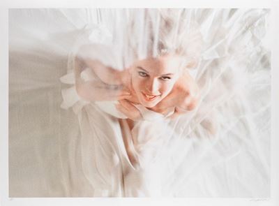 Una notte con Marilyn, stampa inkjet su carta cotone