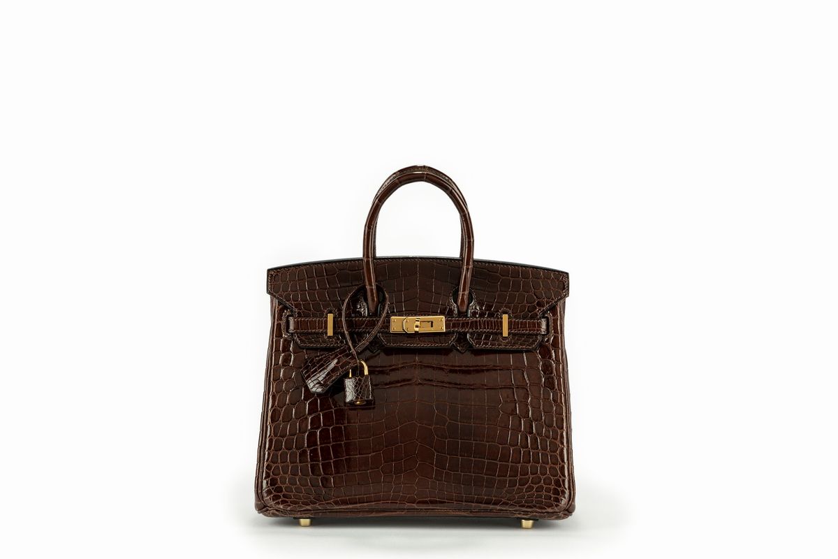 Hermès - Crocodile leather Birkin Bag 25 cm 2008, Luxury Fashion