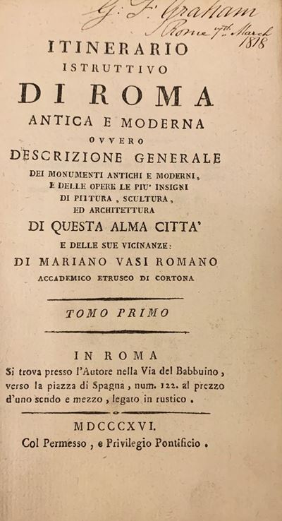 Itinerario Istruttivo di Roma