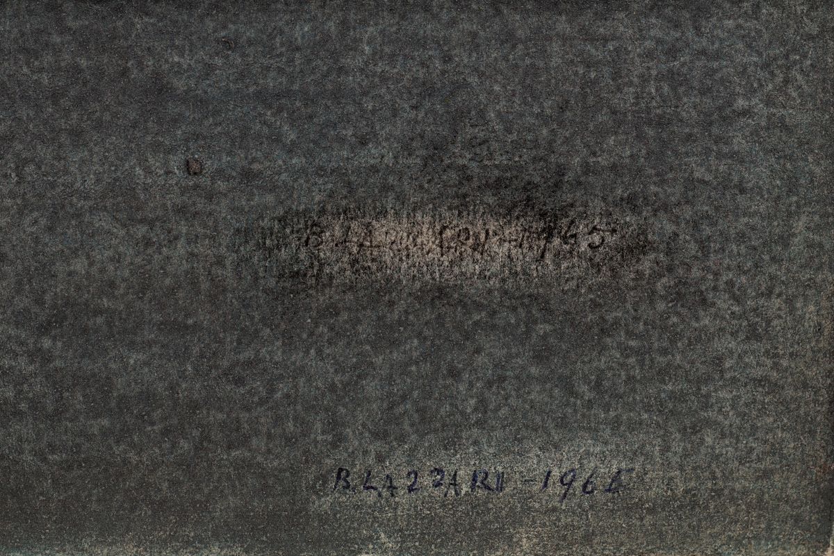 Bice Lazzari - Senza titolo, tempera su carta, 1965