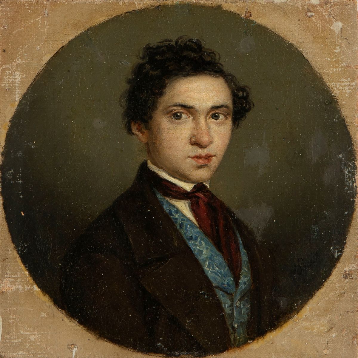 Attribuito a Giovanni Carnovali Detto il Piccio (montegrino Valtravaglia 1804-cremona 1873) - Rit...
