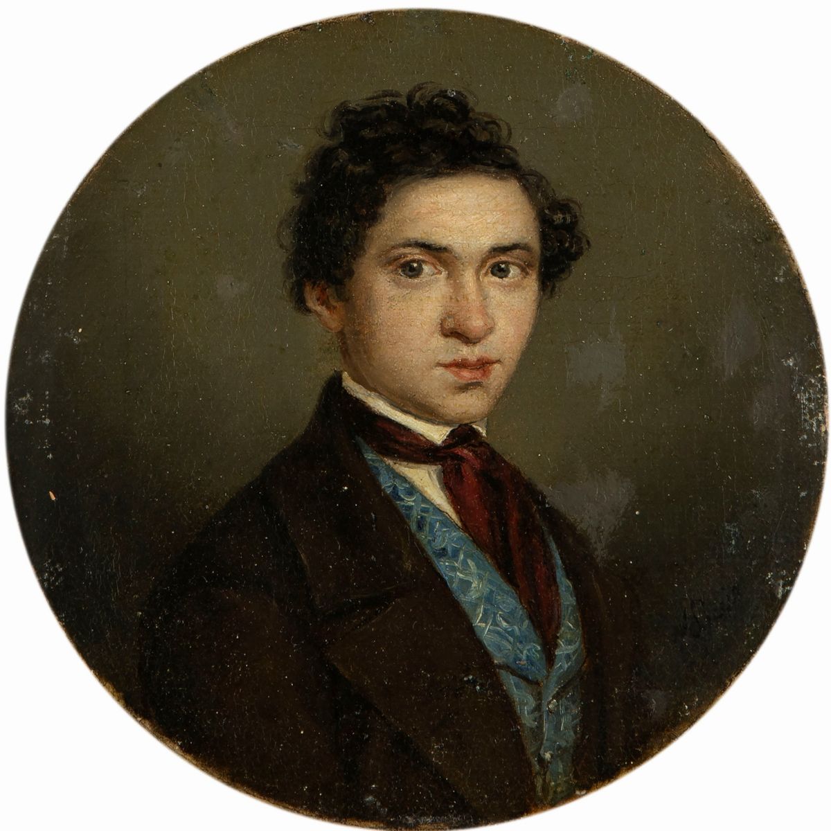 Attribuito a Giovanni Carnovali Detto il Piccio (montegrino Valtravaglia 1804-cremona 1873) - Rit...
