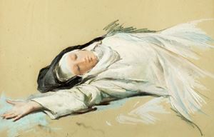 Passed out nun