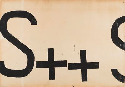 Senza titolo, tecnica mista su carta