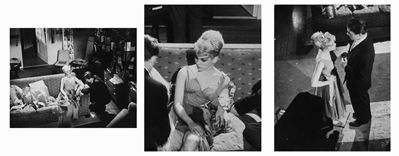 James Mason e Sue Lyon in 'Lolita' di Stanley Kubrick, Tre stampe vintage alla gelatina ai sali d...