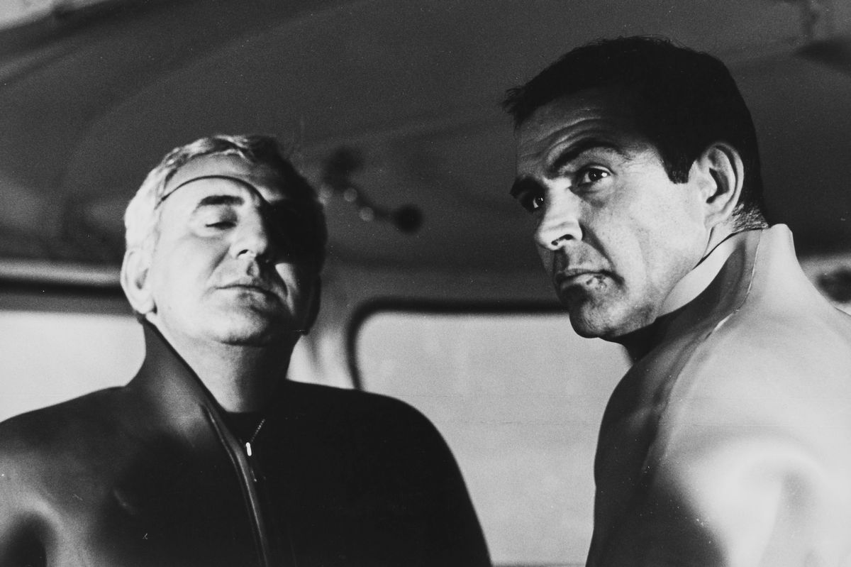 Pierluigi Praturlon - Sean Connery, Adolfo Celi, Molly Peters in "007 Thunderball"
