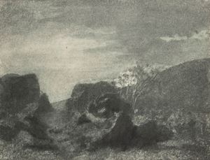 Peretti Griva Domenico Riccardo - Paesaggio etneo