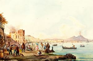 Naples, tarantella in Posilippo