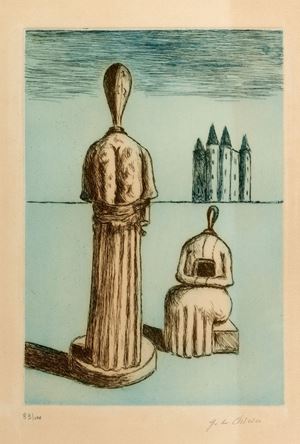 de Chirico Giorgio - Dualitè - Le roy magique, (second version)