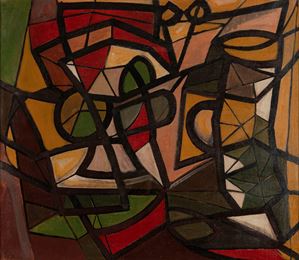 Natura morta con lanterne