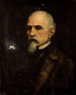 Attribuito a Giuseppe Bertini (Milano 1825-1898) - Ritratto dell'Avvocato Rota