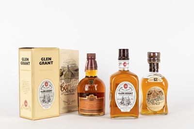 Selezione di Whisky: Glen Grant Special Distillery Reserve 10 YO, Bell's 12 YO e Cardhu 12 YO