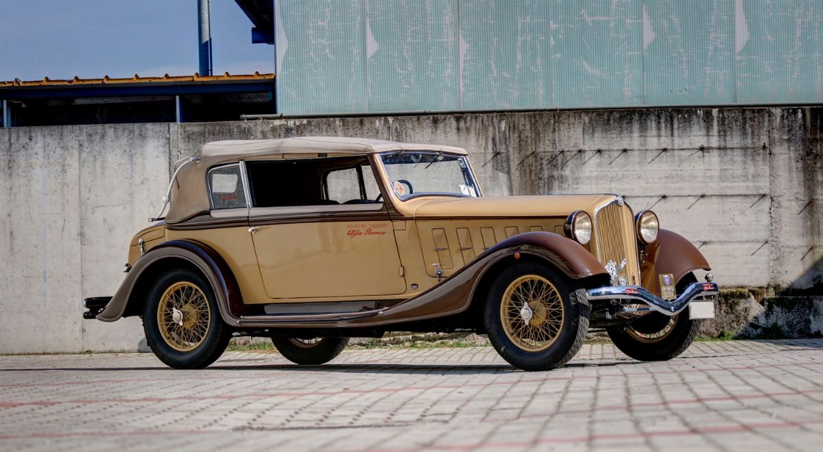 1933 Alfa Romeo 6c 2300 Gran Turismo Cabriolet Royal (carrozzeria Castagna Milano)