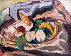 Levi Carlo - Still life with fruit and sweets