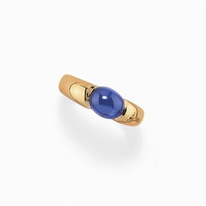 Anello in oro 18k e jolite