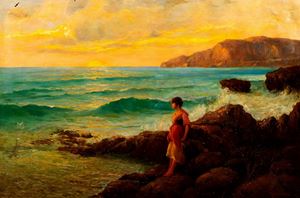 Melancholy at sunset
