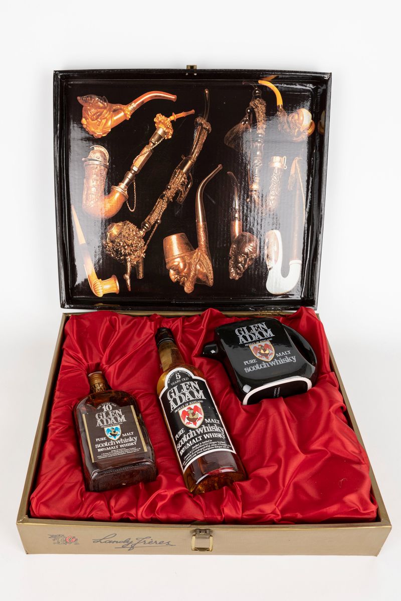 Scozia - Glen Adam, Set di Whisky con Brocca in Ceramica