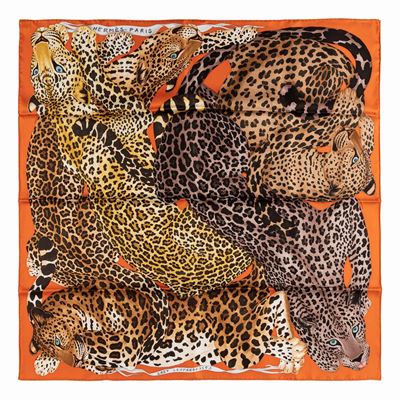 Foulard Lazy Leopardesses