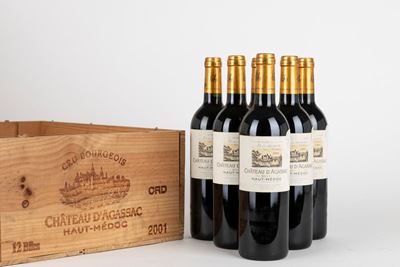 Chateau d'Agassac, Vino rosso, confezione da 6 bottiglie, 2001