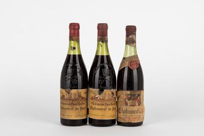 Château de Vines Roches 1967 e Père Anselme 1966, Selezione Châteauneuf-du-Pape