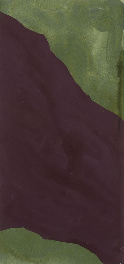 Irregular form, gouache su carta, 1997
