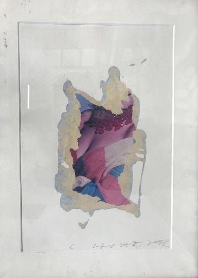 Senza titolo, collage su carta