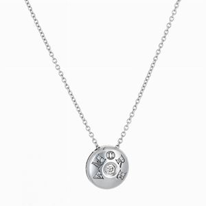 UNIKO BY IL DIAMANTE - Collana &quot;Amore&quot; con pendente 
in oro e pav&#233; di diamanti