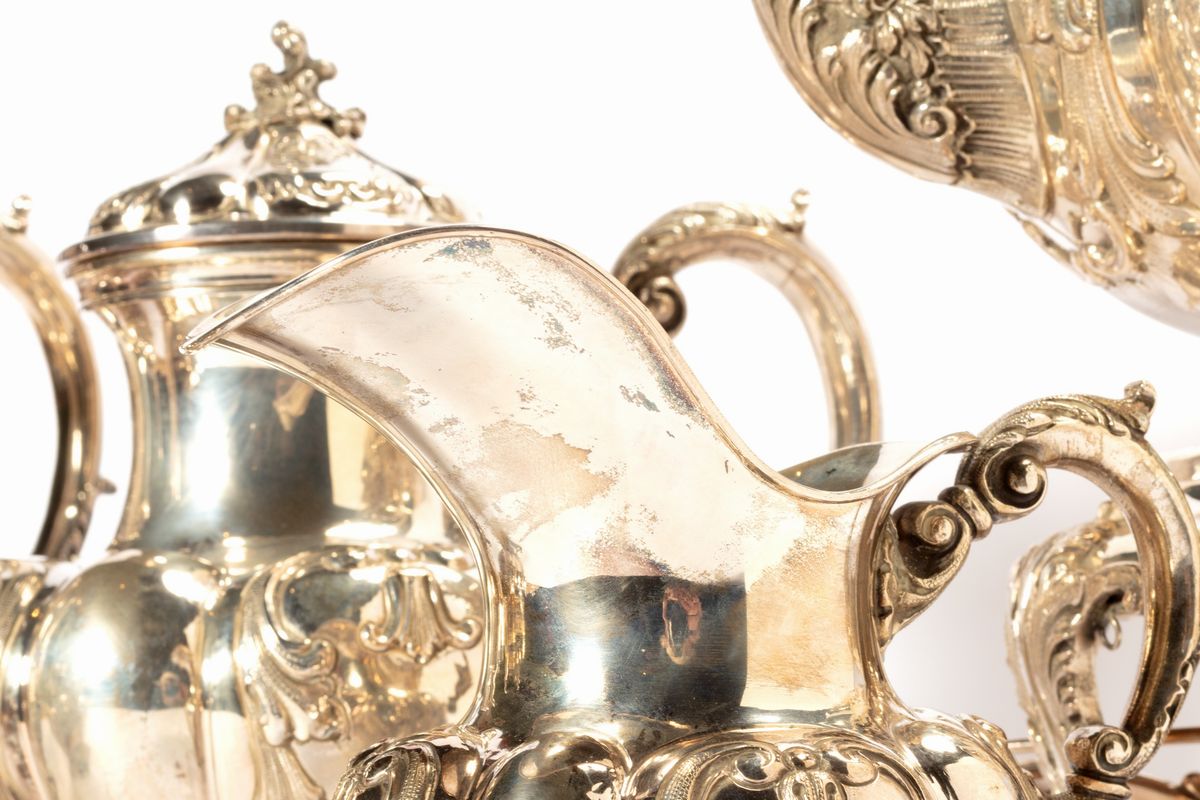 Servizio in Argento, Firmato U. Bellini, Firenze, Prima Metà del Secolo XX