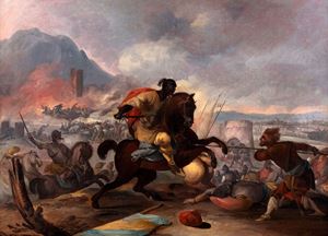 Scuola italiana, secolo XVII - Battle