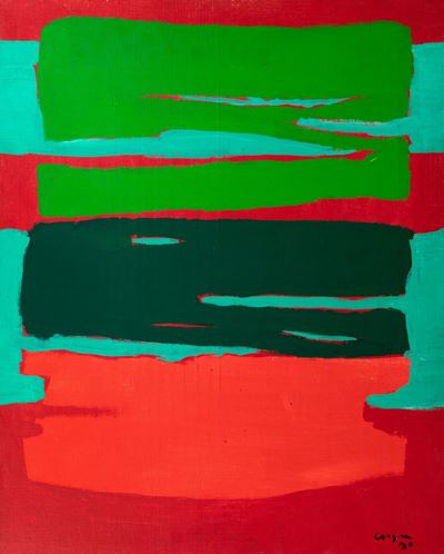 Senza titolo, olio su tela, 1970