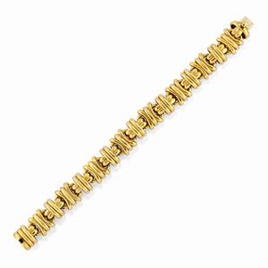 A 18K yellow gold bracelet, Faraone, with box