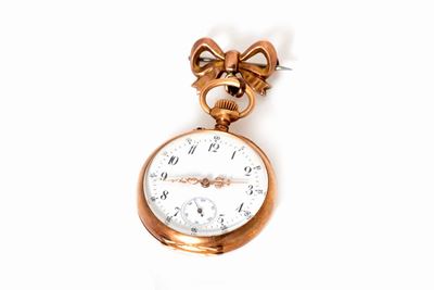 Orologio da Tasca in Oro, Fine Secolo XIX