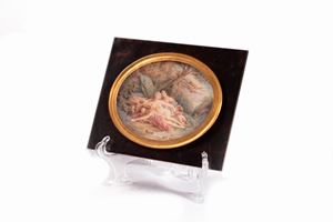 Miniature depicting an erotic scene